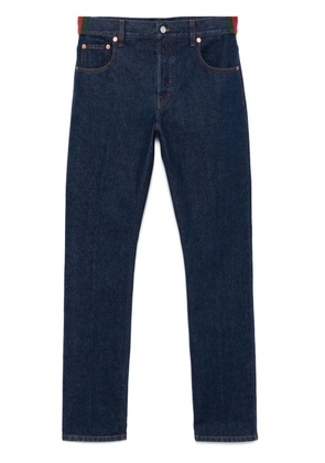 Gucci Web-stripe jeans - Blue