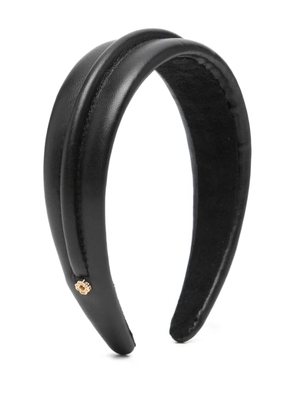 Maje leather headband - Black