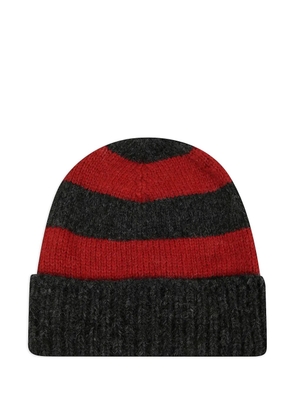 Alanui striped beanie - Grey