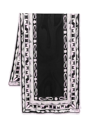 PUCCI patterned scarf - Black