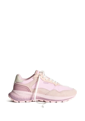 Hoff lace-up panelled sneakers - Pink