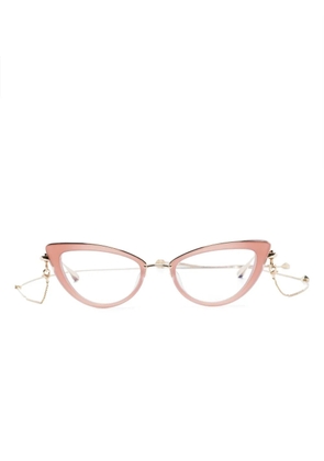 VALENTINO GARAVANI EYEWEAR cat-eye glasses - Gold