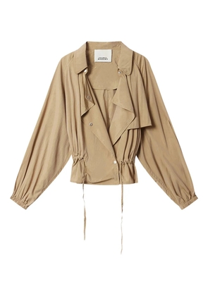 ISABEL MARANT Gwenola drawstring jacket - Neutrals