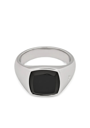 Tom Wood onyx signet ring - Black