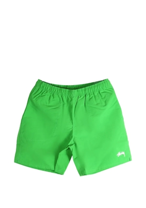Stüssy elasticated logo shorts - Green