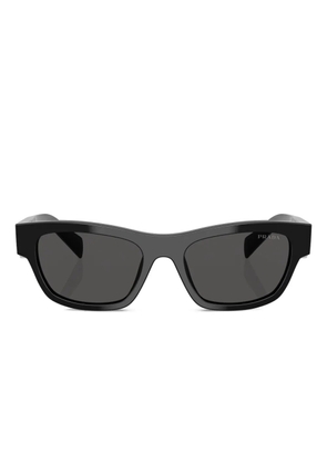 Prada Eyewear logo-plaque sunglasses - Black