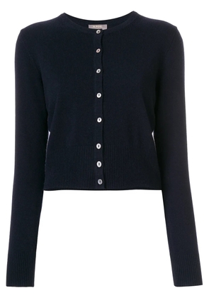 N.Peal cashmere round neck cardigan - Blue