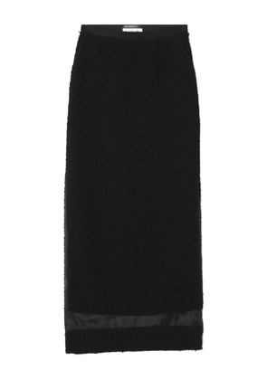 Lanvin textured skirt - Black