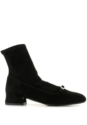 Del Carlo suede ankle boots - Black