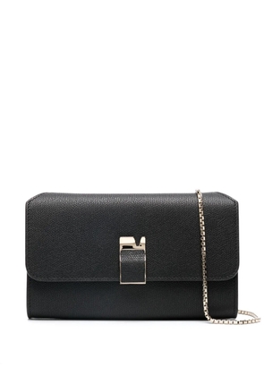 Valextra pebbled leather clutch - Black