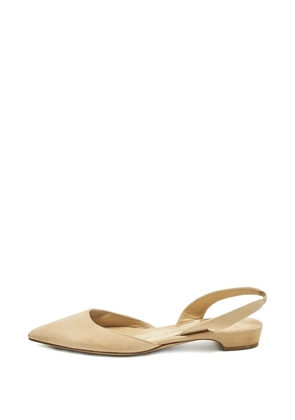 Paul Andrew Rhea slingback suede ballet flat - Neutrals
