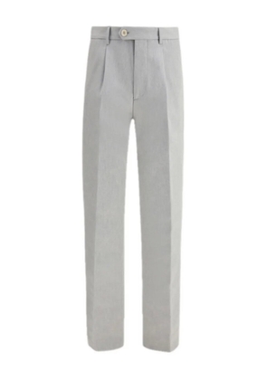 Brunello Cucinelli welt-pocket wool trousers - Grey