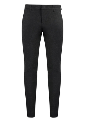 DONDUP houndstooth-pattern chinos - Black