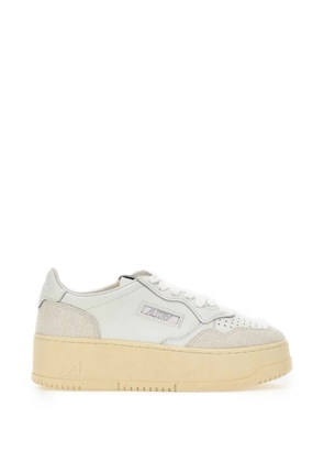 Autry Platform Low leather sneakers - White