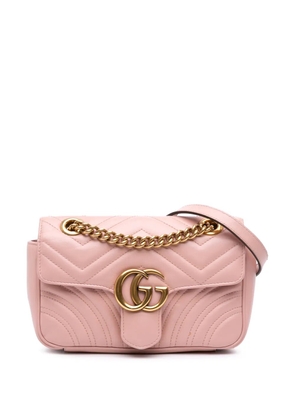 Gucci Pre-Owned 2016-2025 Small GG Marmont Matelasse Leather shoulder bag - Pink