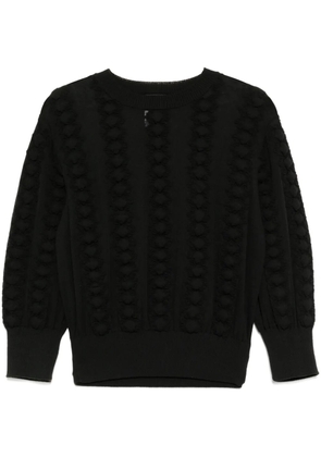 CHANEL Pre-Owned 2000s cotton jumper - BLACK
