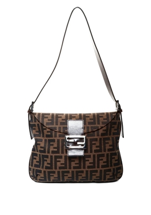 Fendi Pre-Owned 1990-2000s Baguette Mamma Zucca cross body bag - Brown