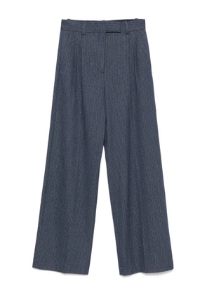 Maje pinstriped tailored trousers - Blue