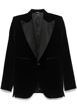 Dolce & Gabbana velvet blazer - Black