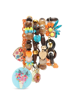 Amir Slama Bijoux charm-detail bracelet (set of five) - Brown