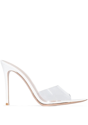 Gianvito Rossi Elle 105mm slip-on sandals - White