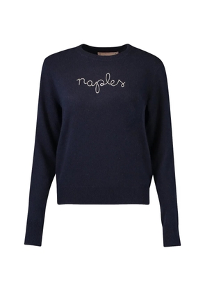 Lingua Franca Naples crewneck sweater - Blue
