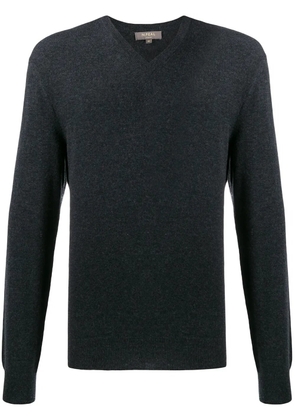 N.Peal The Burlington V-neck jumper - Grey
