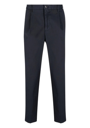 Incotex cropped-leg chino trousers - Blue
