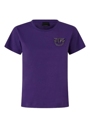 PINKO embellished short-sleeve T-shirt - Purple