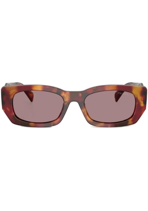 Prada Eyewear tortoiseshell-effect sunglasses - Brown