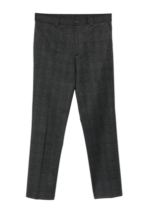 HUGO straight-leg checked trousers - Grey