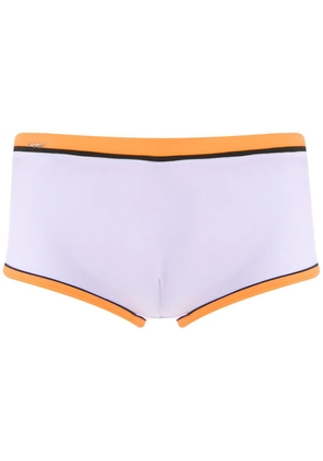 Amir Slama panelled trunks - Purple