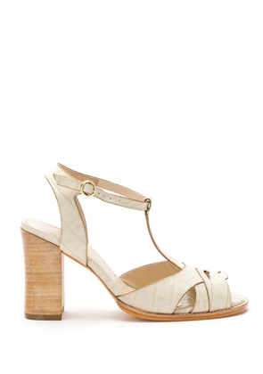 Sarah Chofakian leather Chemisier sandals - Neutrals