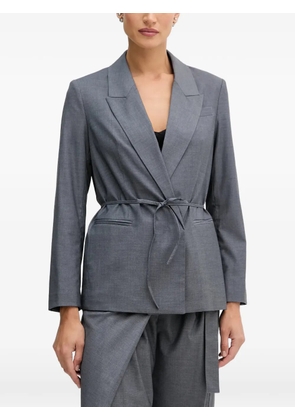 Sisley tie blazer - Grey