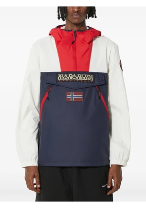Napapijri colourblock hooded jacket - Blue