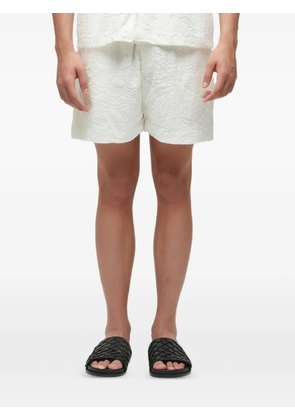 Osklen jacquard bermuda shorts - White