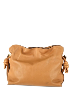 Loewe Pre-Owned mini Flamenco coiled knots clutch bag - Brown