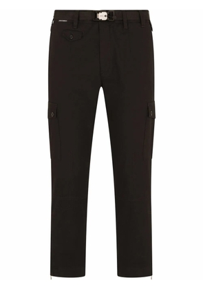 Dolce & Gabbana cropped cargo trousers - Black