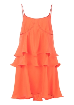 Sies Marjan ruffle detail dress - Orange