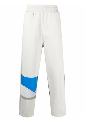 A-COLD-WALL* embroidered-logo organic-cotton track pants - Green