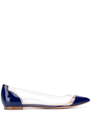 Gianvito Rossi Azure Trasp ballerinas - Black