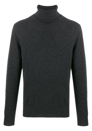 N.Peal roll neck knit jumper - Grey