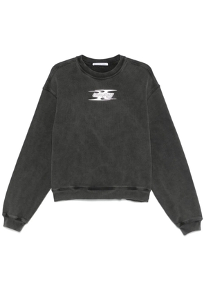 Alexander Wang blade-logo sweatshirt - Grey