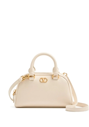 Valentino Garavani mini Bowling logo tote bag - Neutrals