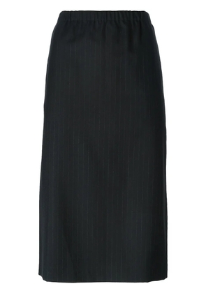 Comme Des Garçons Comme Des Garçons pinstriped pencil skirt - Black