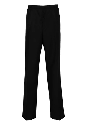 FENDI virgin-wool straight-leg trousers - Black
