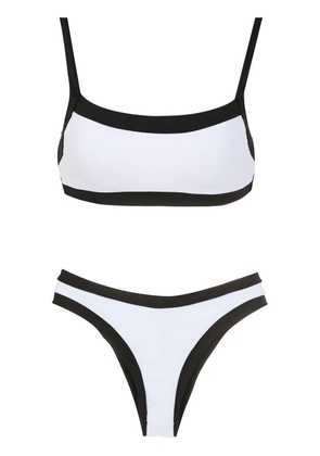 Amir Slama two-tone bikini set - Black