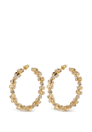 Gas Bijoux Trevise cube embellished hoop earrings - Gold