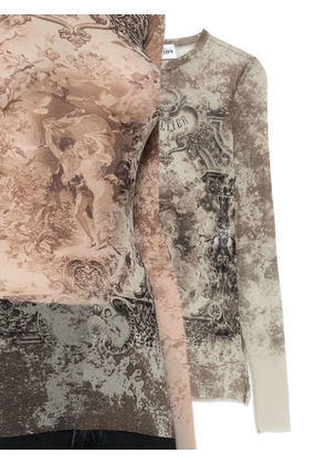 Jean Paul Gaultier mesh top - Neutrals