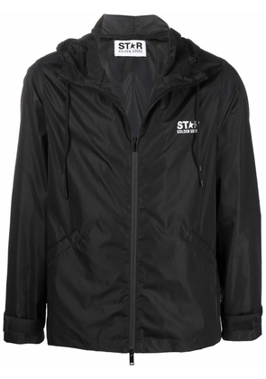 Golden Goose Daris star-print windbreaker jacket - Black